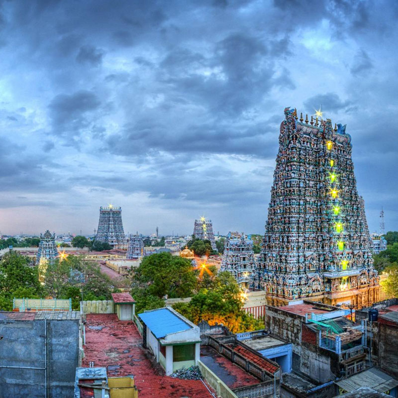 entire south india with beaches and temples tour package